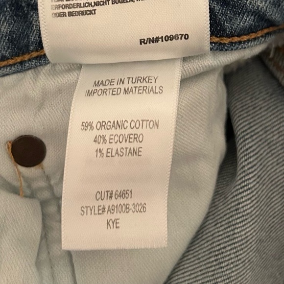 AGOLDE Kye Mid-Rise Straight Crop Jean Size 26 (29x26) - Picture 7 of 7